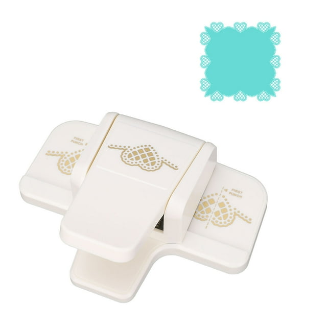 Edges Paper Punch, Portable Compact Cute Multifunctional Edges Craft Punch, Edges Punch Tool Embossing Punch Craft Punches for Paper Crafts Loose Leaf Scrapbook Photo Albums