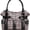 Pink, variant on Sunyuer Women Gothic Plaid Rivet Tote Handbag, Large Capacity Punk Shoulder Bag with Chain Decor, Multi Zipper Pockets Casual Top Handle Crossbody Purse for Daily Travel