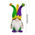 thumbnail image 6 of Mardi Gras Gnomes Decorations, Mask Plush Decor, New Orleans Party Tiered Tray Decor, Home Office Supply,A, 6 of 6