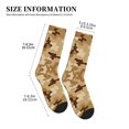 thumbnail image 3 of Men's Desert Camouflage Novelty Athletic Socks Women's Digital Printing Funky Patterned Crew Socks, 3 of 7