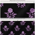 thumbnail image 2 of Soimoi Cotton Voile Fabric Leaves & Floral Artistic Print Sewing Fabric Yard 56 Inch Wide, 2 of 7