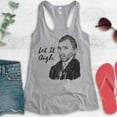 thumbnail image 2 of Let It Gogh Vincent Van Gogh Tank Top, Ladies Racerback Tank Top, Funny Van Gogh Tee, Funny Artist Tank, Heather Gray, Medium, 2 of 3