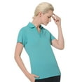 thumbnail image 1 of Monterey Club Women's Signature Pique Solid Golf Polo Shirt #2054, 1 of 2