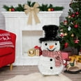 thumbnail image 7 of 25.6 Inch Lighted Pop-Up Snowman Outdoor Decoration, 7 of 7