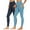 Sky Blue, variant on BLTIBY 2PC Women's Yoga Pants High Waist Solid Colour Tummy Control Leggings with Pockets Workout Tight Athletic Trousers 2025 Multicolor XXL