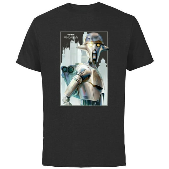 Star Wars Ahsoka Huyang Droid Architect of Jedi Lightsabers - Short Sleeve Cotton T-Shirt for Adults - Customized-Black