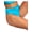 Aqua, variant on Juniors' Mint Spark Variegated Ribbed Bikini Bottom