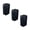 Black, variant on Garbage Cans with Swing Top-Split Lids, 3 Pack | Small Trash Cans with Lids | Durable Plastic | Slim & Sturdy Trash Bins | Fingerprint Resistant | 1.25 Gallon / 5 qt / 5 L – Grey | Superio Brand
