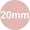 Pink-20mm Thick, variant on YR Yoga Mat Thick 4/5" for Home Gym 76x24 inch NBR  Pilates Workout Exercise Mat, Pink