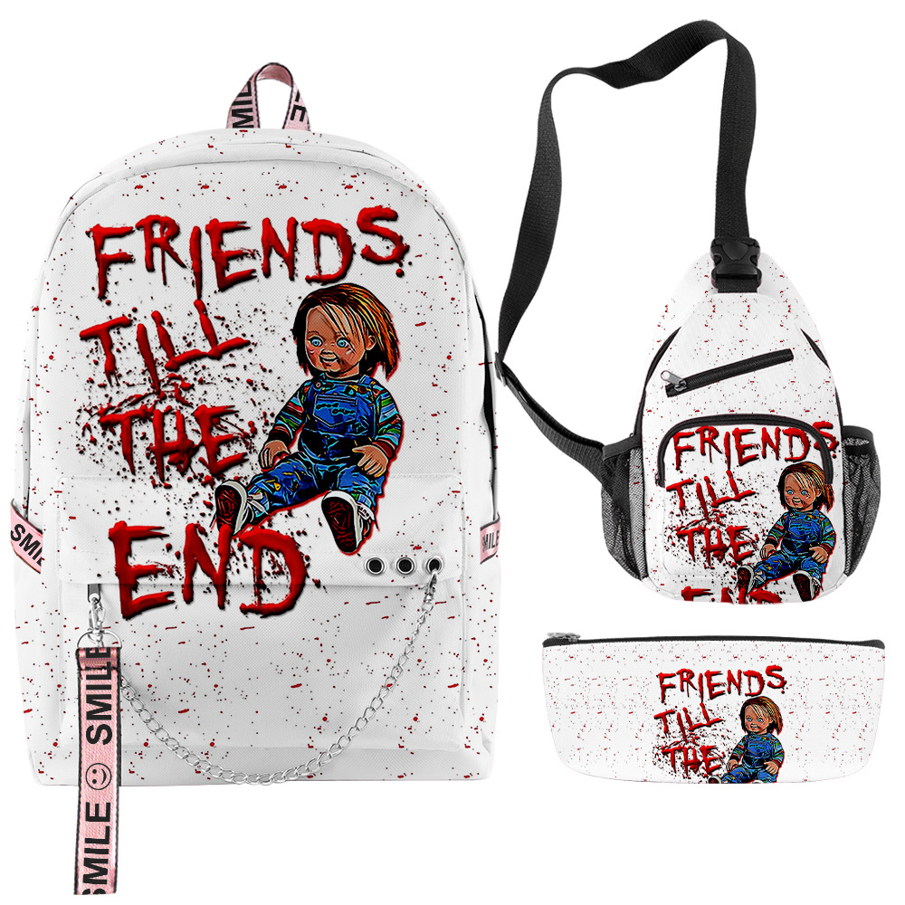 Seed Of Chucky Chucky Season 2 Merch Backpack Rucksack Pack Schoolbag