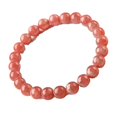thumbnail image 2 of Bracelet en Perles Rondes de Cristal de Rhodochrosite Rouge Naturel 7mm AAAA, 2 of 2
