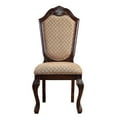 thumbnail image 5 of Newboti Furniture Beige and Espresso Solid Back Side Chairs (Set of 2) 21777, 5 of 6