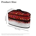 thumbnail image 6 of HELLHERO Steam Irons Storage Bag Lightweight Travel Steam Iron Case Handle Christmas lights(Case Only), 6 of 6
