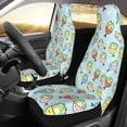 thumbnail image 3 of Fotbe Frog In Mermaid Pattern Automotive Seat Covers for Cars Trucks and SUVs – Car Seat Covers for Front Seats,Protective Seat Covers,Vehicle Seat Covers, Set of 2, 3 of 9