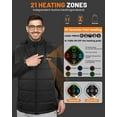 thumbnail image 2 of THBYQK 21 Heated Zones Heated Vest, with 40000mAH 7.4V Battery Pack Heated Vest for Men & Women, 5 in 1 Smart Controller, 2 of 7