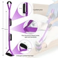 HOOMTREE 39'' Long Leg Lifter Strap with Padded Handgrips and Feet Loop