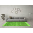 thumbnail image 3 of Ahgly Company Indoor Rectangle Abstract Green Modern Area Rugs, 4' x 6', 3 of 4