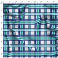 thumbnail image 4 of Soimoi Green Poly Georgette Fabric Gingham Check Decor Fabric Printed Yard 52 Inch Wide, 4 of 5