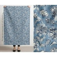thumbnail image 3 of Soimoi Home & Outdoor Upholstery Fabric - Floral Pattern - 56" Wide by 2 Yard - Ideal for Chairs, Table Covers & DIY Projects - Blue, 3 of 7
