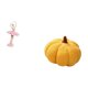 thumbnail image 5 of Escultura De Resina De Bailarina De Calabaza, Almohada De Peluche, Figura Decorativa, Regalo Novedoso, Adorno Para Oficina, Estudio, Dormitorio, Sofá, Cojín., 5 of 8