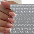thumbnail image 4 of ZOAZJINAZ Pegatinas 3D de Corazón para Uñas, 8 Hojas, Multicolor, 4 of 7