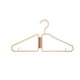 thumbnail image 1 of Percha colgante plegable, de metal, resistente, portátil, para armario, organizador de ropa, percha de viaje, percha para dormitorio, percha de plástico, diseño compacto, percha ajustable, 2, 1 of 8