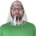 thumbnail image 2 of Visor Face Protection Plastic Visor Face Shield Face Protection Shield Protective Mask Face Hood Dustproof Mask, 2 of 7