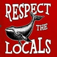 thumbnail image 6 of Wild Bobby Respect The Locals Save Our Oceans Whale Animal Lover Women Standard V-Neck Tee, Red, X-Large, 6 of 6