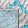 thumbnail image 6 of SAFAVIEH Machine Washable Rug Indoor/Outdoor Bermuda Collection - Bermuda Tamaya Geometric Machine Washable Indoor/Outdoor Area Rug, Beige/Aqua, 6'7" x 9'2", 6 of 10