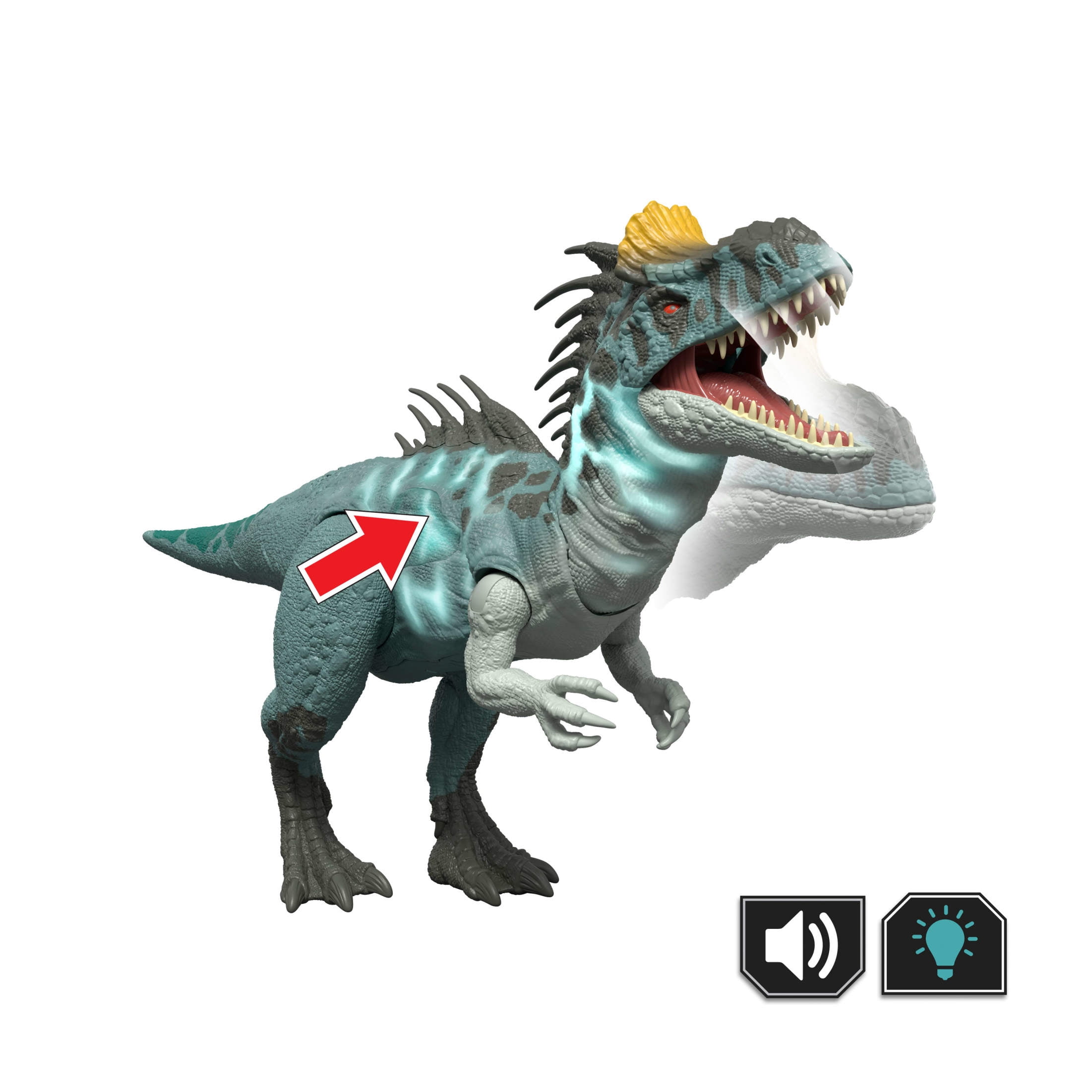 ジュラシックウォーズ Jurassic World Wild Roar Crylophosaurus Dinosaur Action Figure Toy