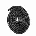 thumbnail image 3 of Envolta de cable en Espiral, 1 Pieza de Tomo de Envolta en Espiral, Negro, PLETADO Envolto opcional de cable Protectora para Manguera Hidráulica Con una, 3 of 7