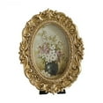 thumbnail image 4 of DOLITY Oval Picture Frame Craft Ornate Photo Display for Wedding Farmhouse Tabletop, 4 of 9