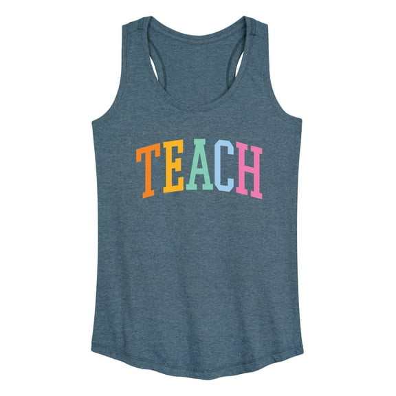 Instant Message - Collegiate Teach - Women's Racerback Tank Top