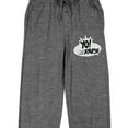 thumbnail image 2 of Yo! MTV Raps Logo Men's Heather Gray Sleep Pants-Small, 2 of 3