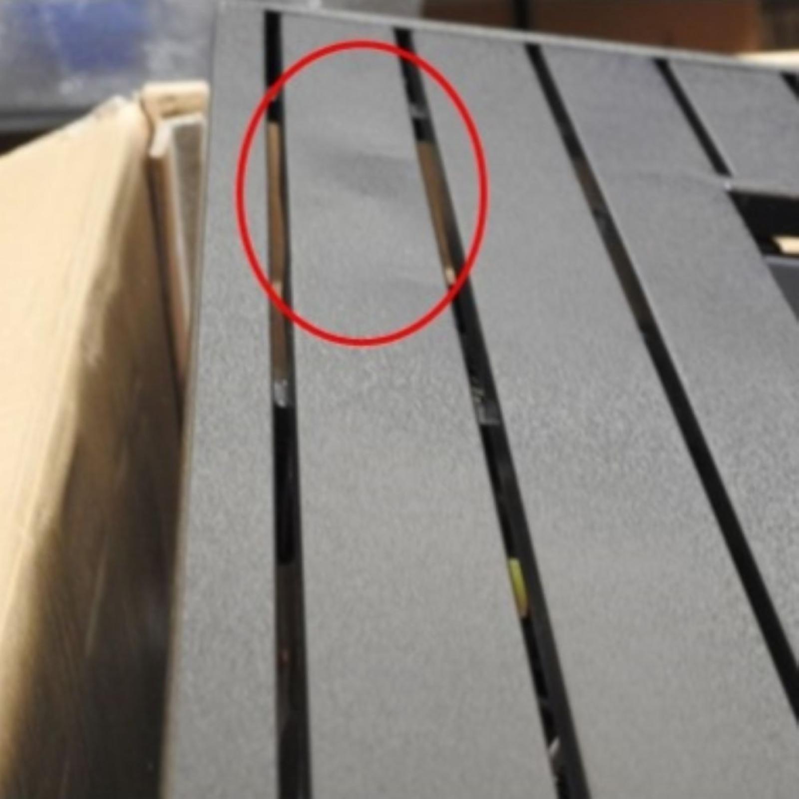 Hiland Distressed 50,000 BTU Outdoor Rectangle Fire Pit