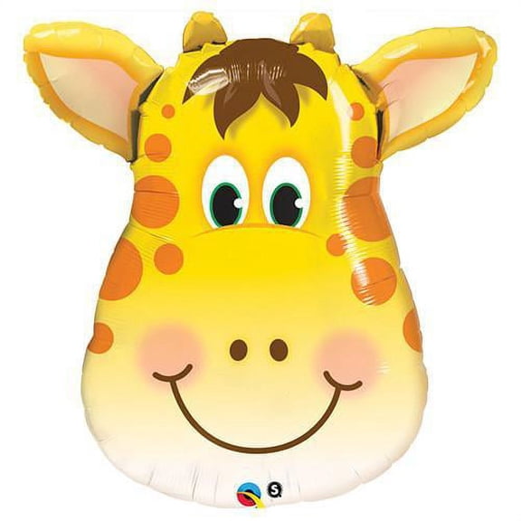 LOONBALLOON Animal Theme Balloons, 32″ JOLLY GIRAFFE