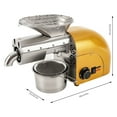 thumbnail image 2 of Miumaeov 1800W Commercial Oil Press Machine with Pure Copper Motor 110V 60Hz Cold Hot Stainless Steel Oil Press Machine for Peanuts Soybeans Rapeseed Walnuts Sesame, 2 of 16