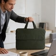 thumbnail image 4 of Weloille Padded Laptop Sleeve Bag, Shockproof Waterproof Notebook Computer Protective Case, Soft Lining Portable, for 13-16 Inch Laptop Storage Carrying Office Travel Business Use, 4 of 6