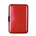 thumbnail image 6 of Grofry Waterproof Aluminium RFID Blocking Business ID Credit Card Holder Case Pocket Brown, 6 of 7