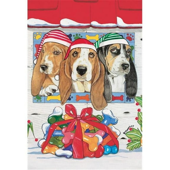 Holiday Boxed Cards- Basset Hound