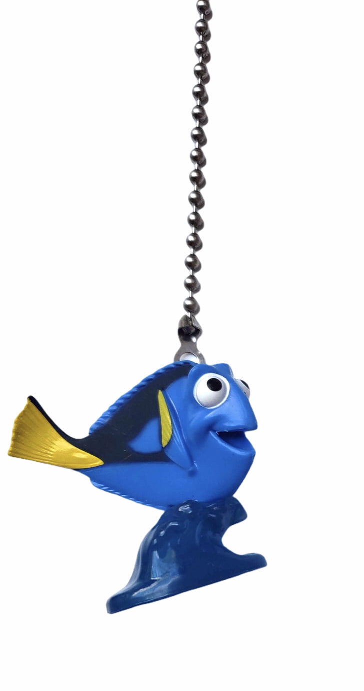 Disney Classic Finding Nemo Movie Dory Blue Fish Ceiling Fan Pull Kid ...