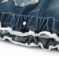 thumbnail image 5 of Girls Pants Kids Casual Trousers Denim Pants Straight Leg Trousers Loose Wide Leg Fall Long Pants for Big Kids and Youth, 5 of 8