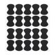 thumbnail image 1 of 20 piezas de agarres autoadhesivos para púas de guitarra de EVA, antideslizantes, color negro, 1 of 6