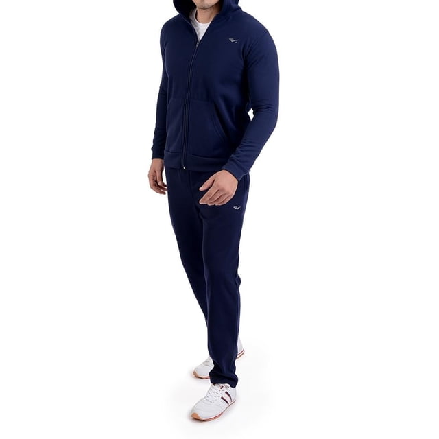 Conjunto Deportivo para Hombre Everlast Sudadera y Pantalón Talla Extra Grande Azul