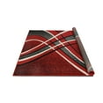 thumbnail image 5 of Allstar Modern Accent Rug with Curved Line design Red 8' x 10' 8' x 10', 5 of 5