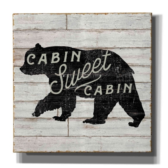 Epic Graffiti 'Lake Lodge IV' by Sue Schlabach, Canvas Wall Art, 26"x26"