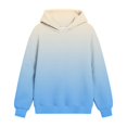 thumbnail image 3 of Hoodies for Teen Girls Oversized Sweatshirts Girls Ombre Hoodie Gradient Color Pullover No-Drawstring Long Sleeve Relaxed Fit Casual Sweatshirt for Fall Winter School Daily Wear (Ages 3-14 Years), 3 of 6