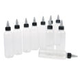 thumbnail image 2 of 60Pcs Transparent Empty Bottles With Twist Cap Tip for Liquid, Painting, Sauces, Condiment ,Glue Bottle 120ml Salvador Botellas de pintura con punta, 2 of 10