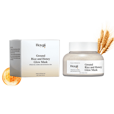 HOYGI Ground Rice and Honey Glow Mask, 5.29 oz