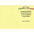 thumbnail image 2 of Recycled Paper Greetings Two Guys Funny / Humorous Birthday Card, 2 of 2